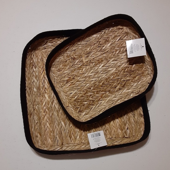 Rustic Woven Wicker Basket Set - Picture 1 of 3
